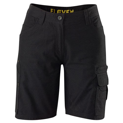 Eleven Workwear Women’S Ripstop Work Short Black 22