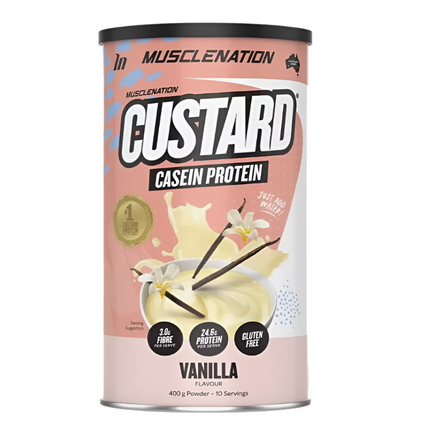 Muscle Nation Proterin Custard Powder Vanilla 400G