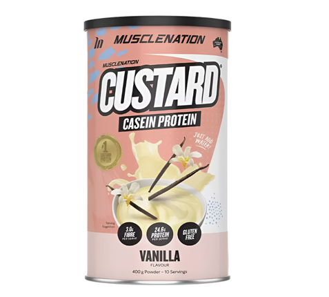 Muscle Nation Proterin Custard Powder Vanilla 400G