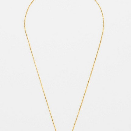 Estella Bartlett | Large Pave Set Cz Circle Necklace - Gold Plated