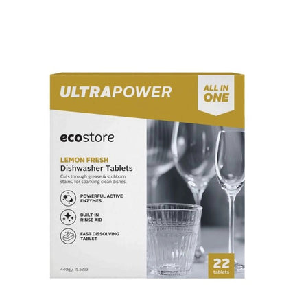 Ecostore Lemon Fresh Dishwasher 22 Tabs