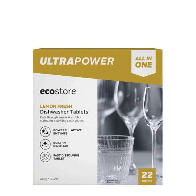 Ecostore Lemon Fresh Dishwasher 22 Tabs