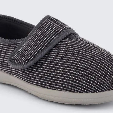 Homyped Skyla Leather Comfort Sandals in Charcoal Size 6