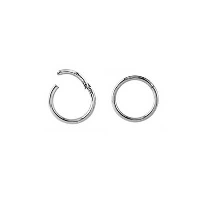 Ross Ear Hinged Ring Surgical Steel Body Jewellery 8mm