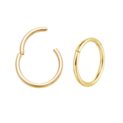 Rossan Ear Hinged Ring Gold 14MM