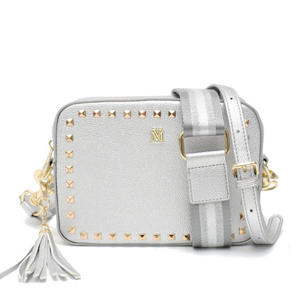 Vera May Ezra Silver Vegan Fashion Handbag