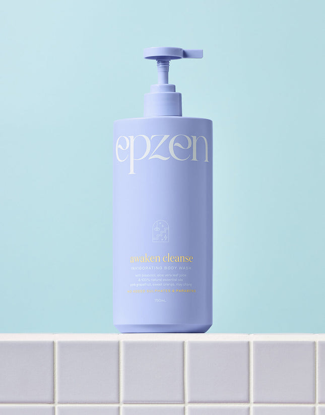 Epzen Awaken Body Wash with Magnesium and Essential Oils 750mL