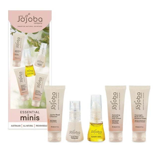 The Jojoba Company Travel Essentials Skincare Mini Set - OhYouLuckyDuck.com.au