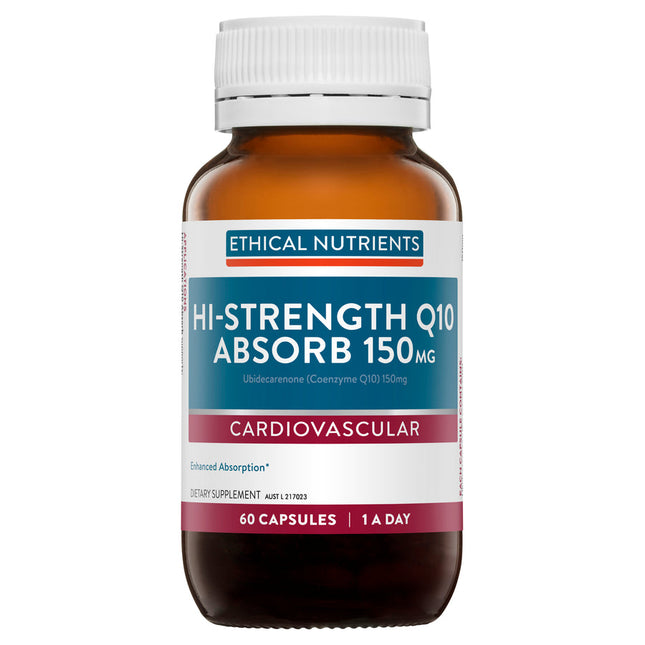 Ethical Nutrients Hi-Strength Q10 Absorb 150mg 60 Capsules