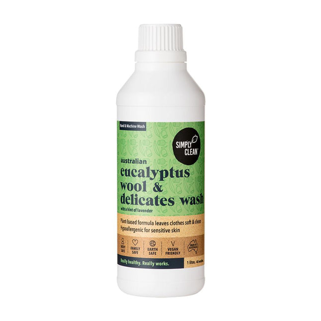 Simply Clean Eucalyptus Wool & Delicates Wash 1L
