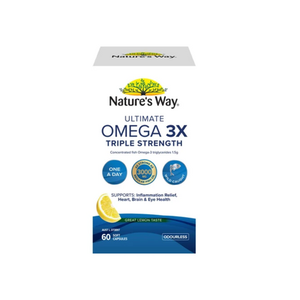 Nature's Way Omega 3X 60S