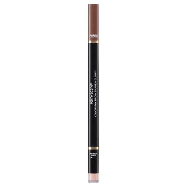 Revlon ColorStay Brow Shape and Glow Eyebrow Pencil and Highlighter Soft Brown 0.55G