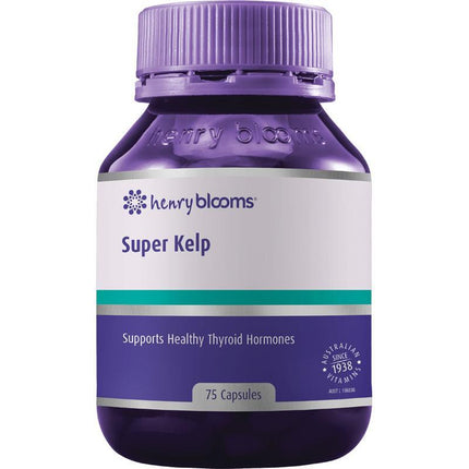 Henry Blooms Super Kelp 75 Capsules