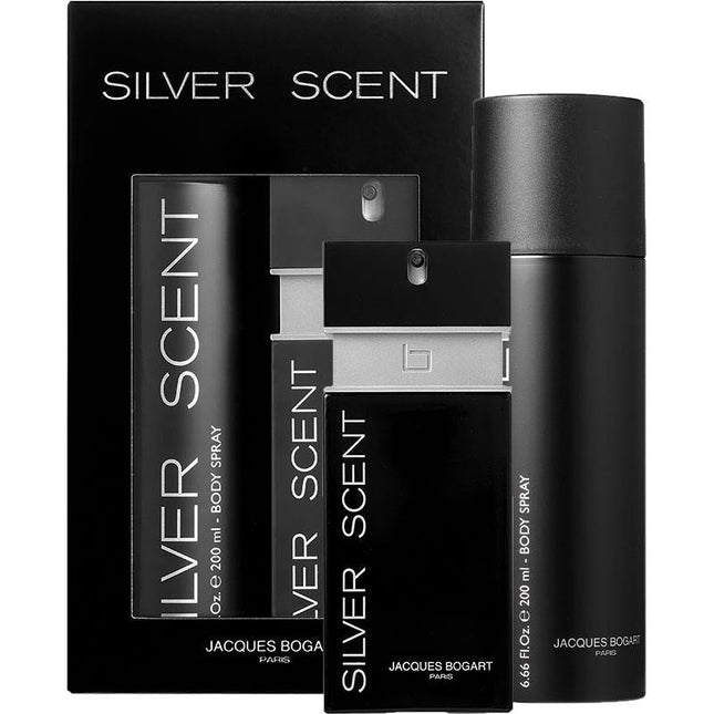 Jacques Bogart Silver Scent 2pcs Set 100mL EDT Spray Men