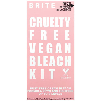 Brite Organix Bleach Kit for Hair Lightening up to 8 Levels 235G