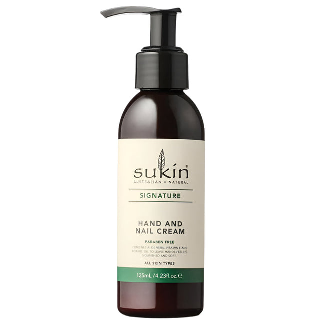 Sukin Signature Hand and Nail Cream Pump 125ML