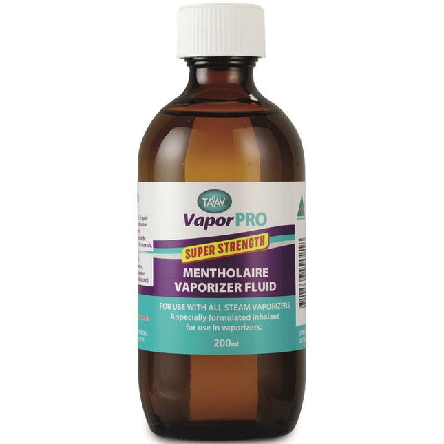 TAAV Vapor PRO Super Strength Mentholaire Vaporiser Fluid 200mL