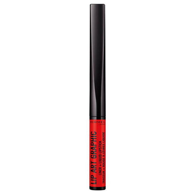 Rimmel Lip Art Graphic 2 in 1 Lip Liner and Liquid Lipstick 860 Go Hard 1.8ML