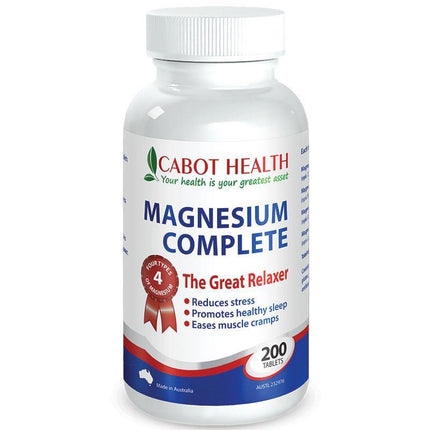 Cabot Health Magnesium Complete Tabs 200