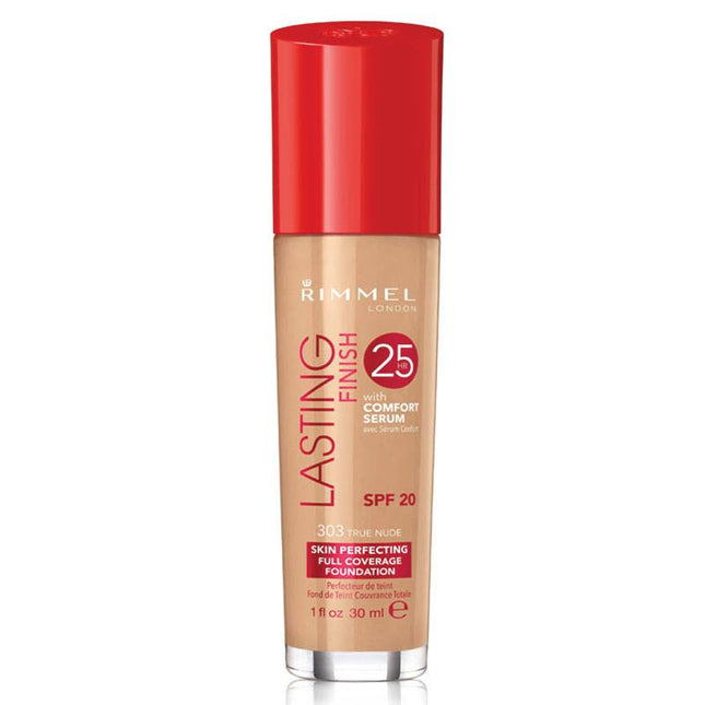 Rimmel Lasting Finish Skin Perfect Full Coverage Foundation 303 True Nude 30ML