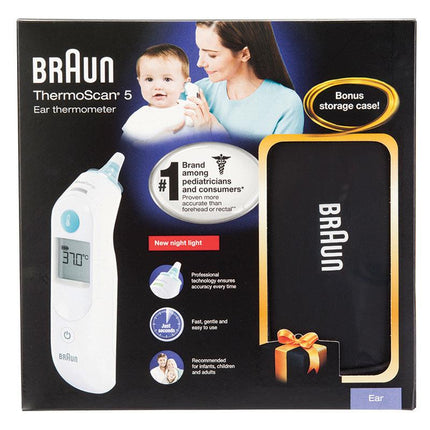 Braun Thermoscan 5 Irt6030 With Bonus Gift Case