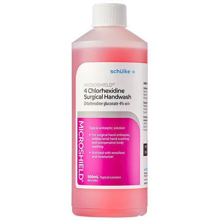 Microshield 4 Chlorhexidine Surgical Hand Wash 500ML