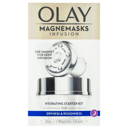 Olay Magnemasks Infusion Hydrating Starter Kit Moisturising Mask 50G
