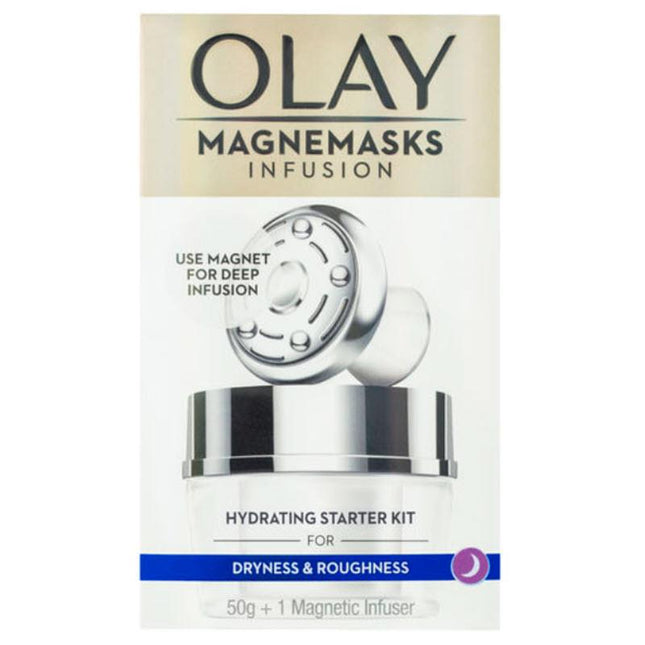 Olay Magnemasks Infusion Hydrating Starter Kit Moisturising Mask 50G