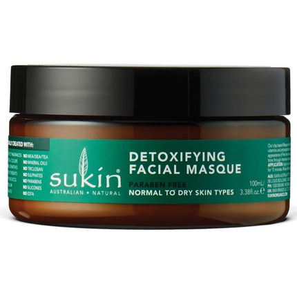Sukin Super Greens Detoxifying Facial Masque - OhYouLuckyDuck.com.au