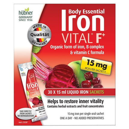 Silicea Body Essentials Iron Vital F+ Liquid 30 Sachets