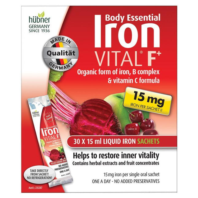 Silicea Body Essentials Iron Vital F+ Liquid 30 Sachets