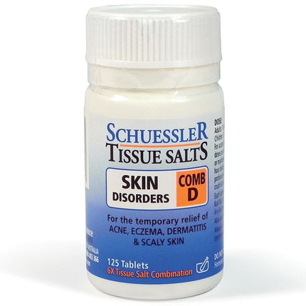 Martin & Pleasance Schuessler Comb D Skin Disorder 125 Tablets