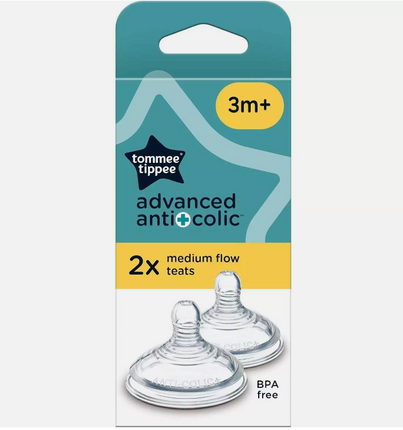Tommee Tippee Natural Start Advance Anti Colic Medium Flow Teats