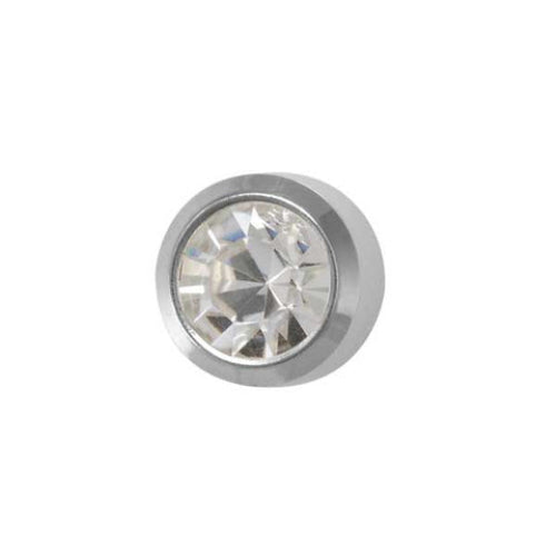 Rossan April Birthstone Crystal Studs Stainless Steel 4MM