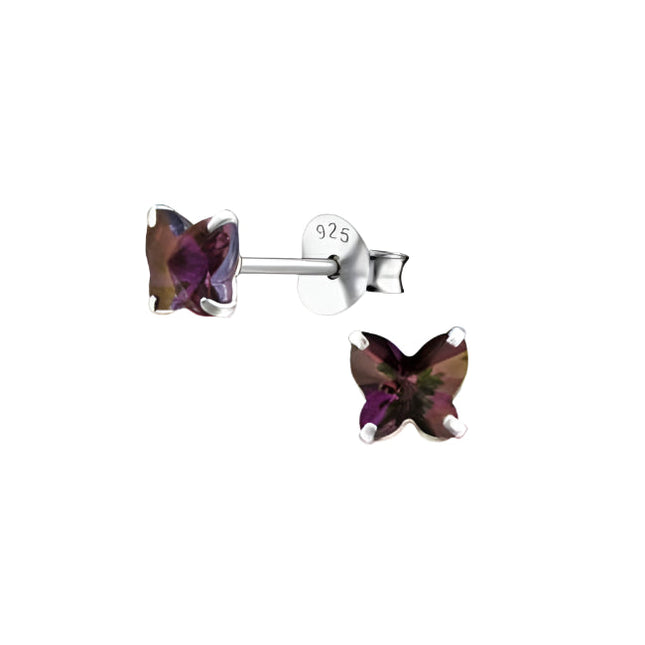 Rossan Silver Butterfly with Crystal FE4023LS
