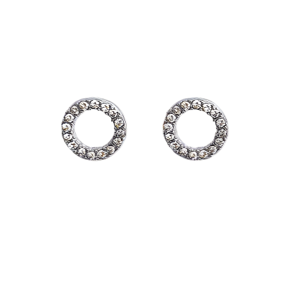 Rossan Open Round Cz Silver Fe4253S 8MM