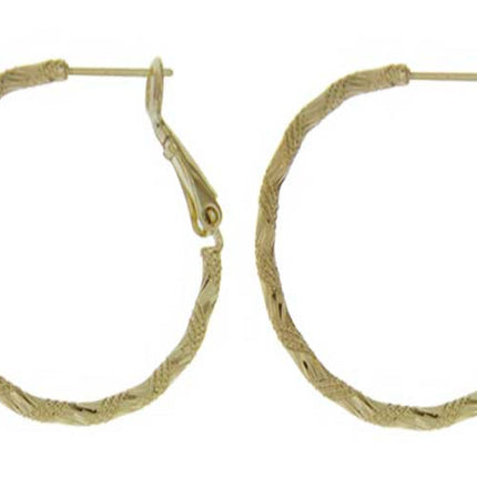 Rossan Twist Hoop 30Mm Fe4316