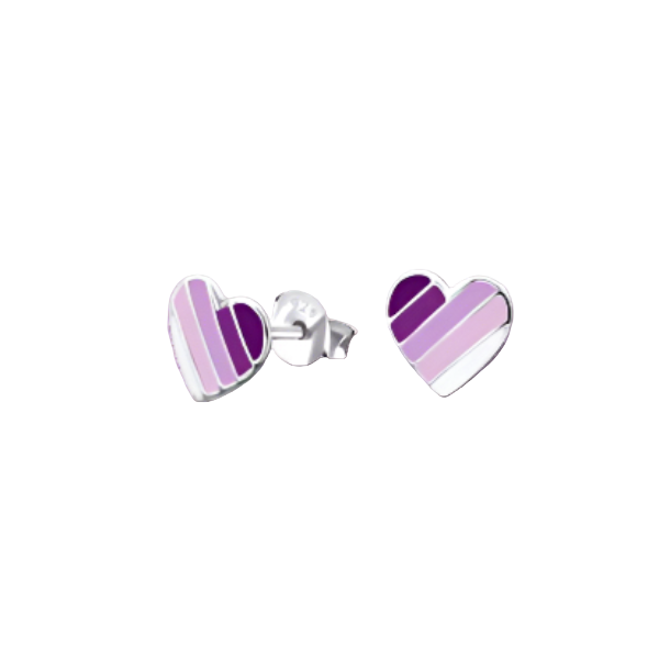 Rossan Striped Heart Fe4470Pur