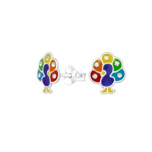 Rossan Jewelled Peacock Stud FE4472PEA