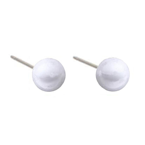 ROSS SHELL PEARL STUD 8MM FE4634L
