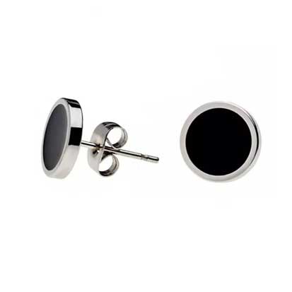 Rossan Black Steel Stud FE4853S 10MM