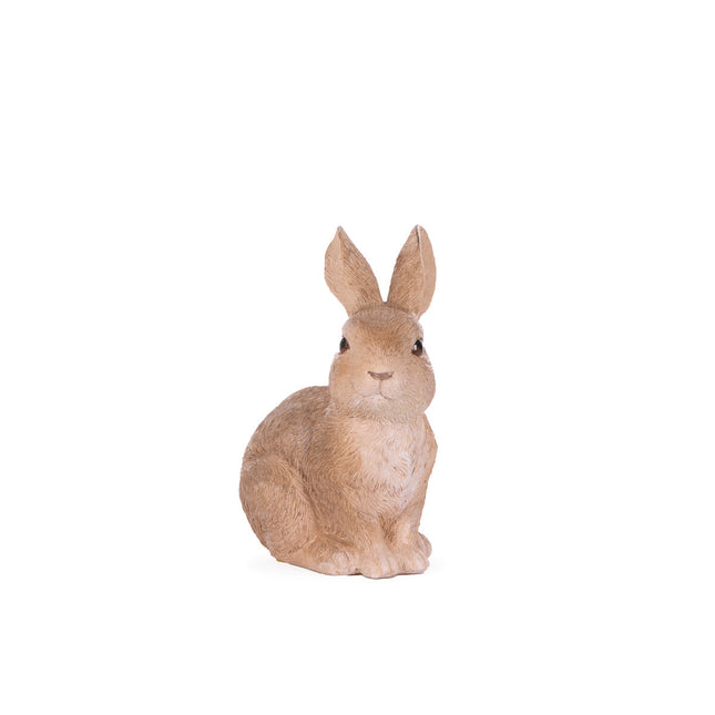 Hopping Cotton Tail Bunny Resin Figurine 12.7CM
