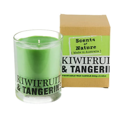 Tilley Scents of Nature Candle Kiwifruit & Tangerine 240g