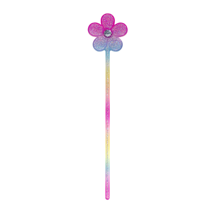 Pink Poppy Fairy Butterfly Wand