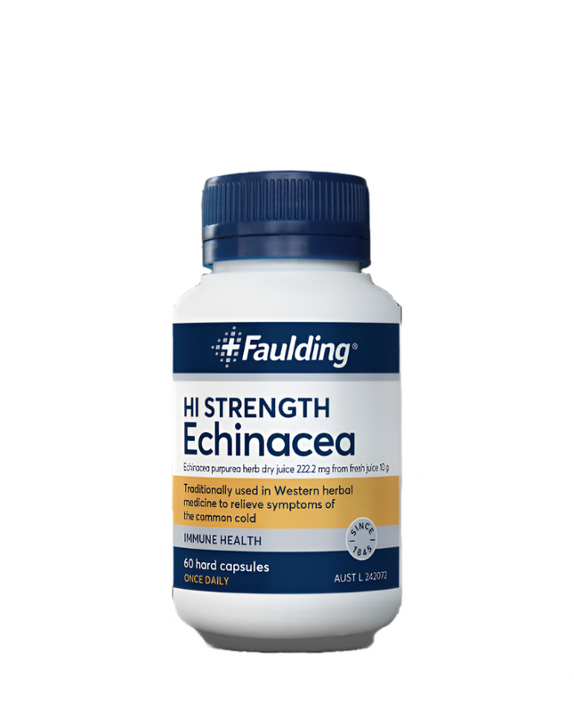 Faulding Remedies Hi Strength Echinacea 10000MG 60 Capsules