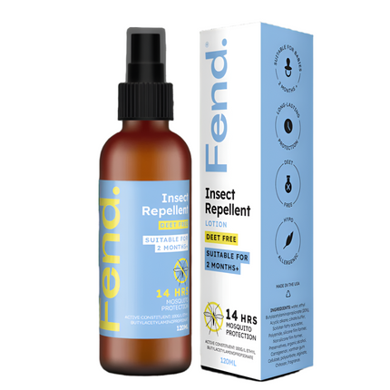 Fend DEET-free Insect Repellent Lotion Pump 120mL