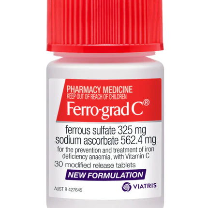 Ferro-Grad C Pr 325/562.4Mg 30 Tablets