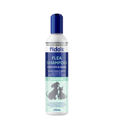Fidos Flea Shampoo for Dogs and Cats 250ml