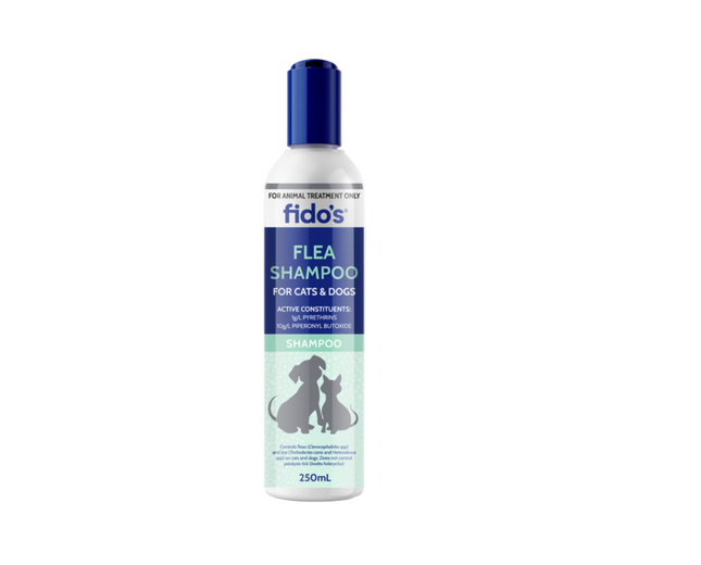 Fidos Flea Shampoo for Dogs and Cats 250ml
