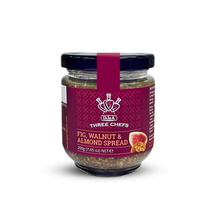Dj&A Three Chefs Fig, Walnut Almond Spread 200G
